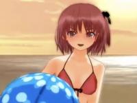 お兄ちゃんと一緒に海へ遊びに来ていた妹が浜辺でおチンポを濃厚フェラ　千夏の夏休み erovideo 無料エロアニメ動画