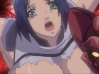 怪物の触手に穴という穴から汁を噴き出されてしまう巨乳美女の拘束凌辱レイプ　シオン Vol.01 残酷な魔法の天使 Pornhub 無料エロアニメ動画